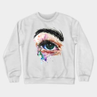 eye watercolor Crewneck Sweatshirt